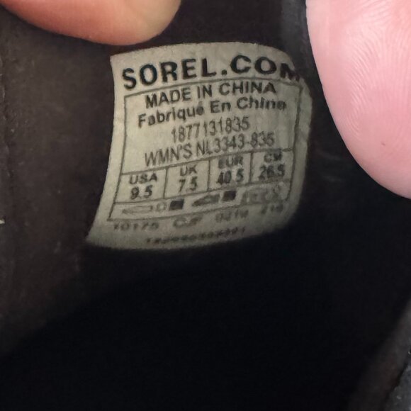 Sorel Joan Of Arctic Chelsea Wedge in Carnelian Red Brown Suede - Picture 10 of 11